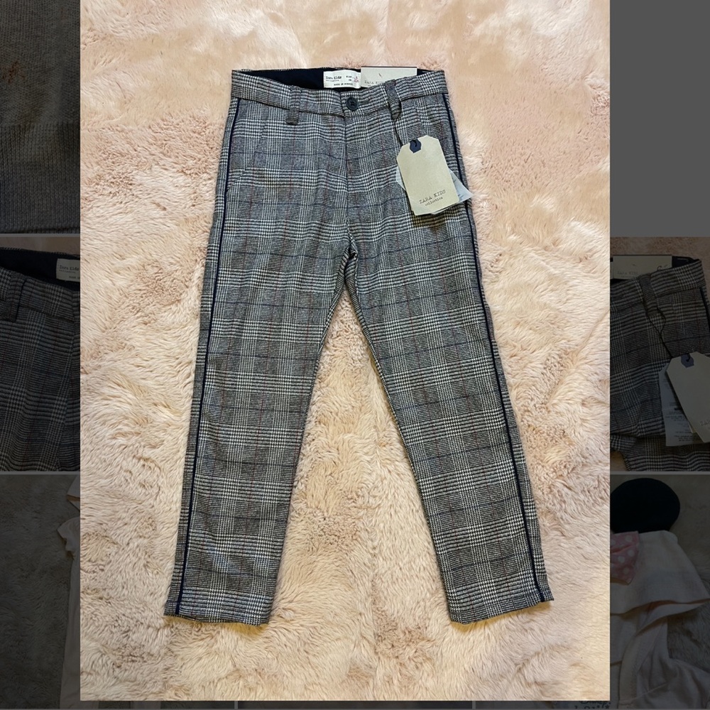 Zara girls Size 6 New checkered pants